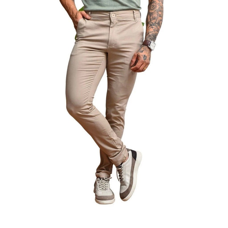 Calça Alfaiataria Sarja Sport Fino - Compre 1 Leve 2