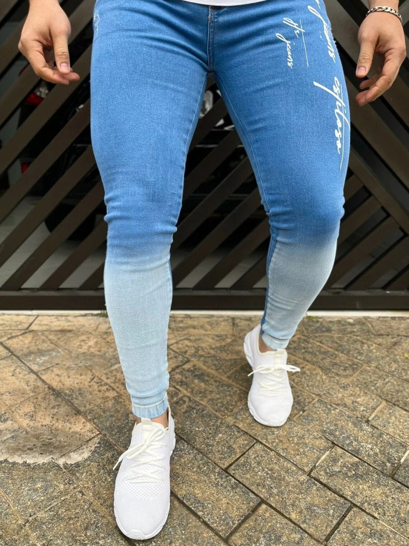 Calça Jeans Masculina Lavagem Degradê