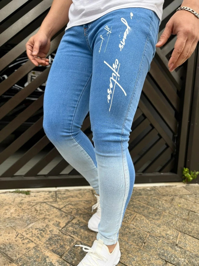Calça Jeans Masculina Lavagem Degradê